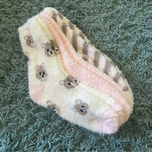 Cozy Fuzzy Animal Print Socks